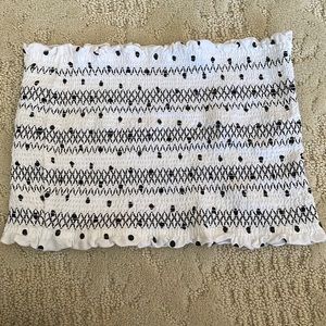 Hollister textured tube top